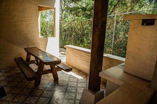 Un balcón o terraza de Cabaña Ensueño