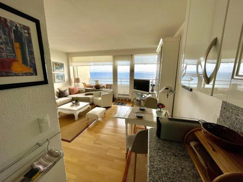 Ruang duduk di Apartment am Meer