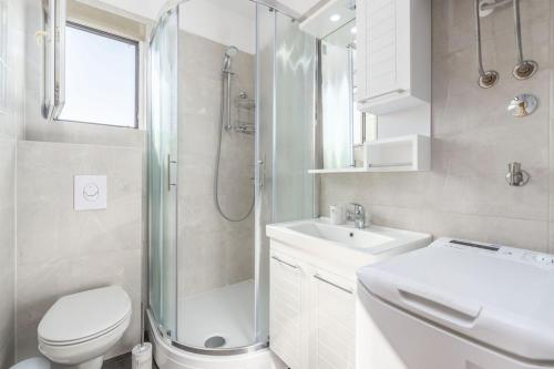 Koupelna v ubytování Apartment Marjan