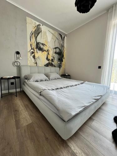 Postel nebo postele na pokoji v ubytování Silesia Apartments Ustron H125