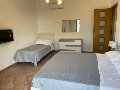 Postel nebo postele na pokoji v ubytování SKY VIEW Villa