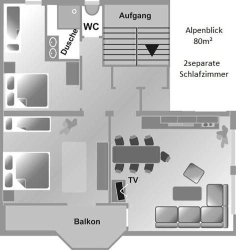 Activ-Family-Apart-Wisiol-Pitztal Sommercard inklusiveの見取り図または間取り図