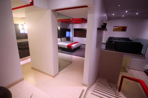 Motel Viaにあるベッド