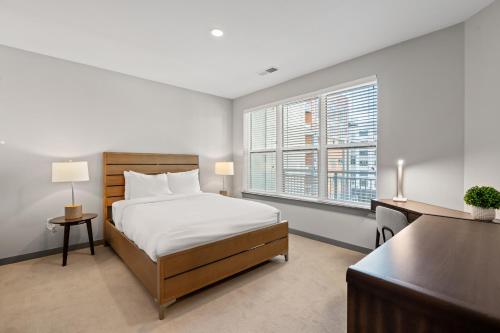 Postel nebo postele na pokoji v ubytování WhyHotel by Placemakr, Columbia