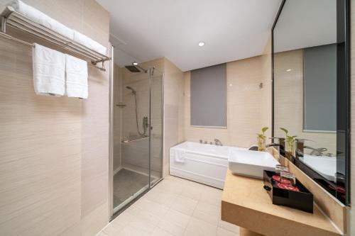 Koupelna v ubytování Guangzhou Boyi Hotel