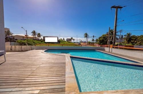 FLAT COM VISTA PARA O MAR - Cond Ayambra Residencial