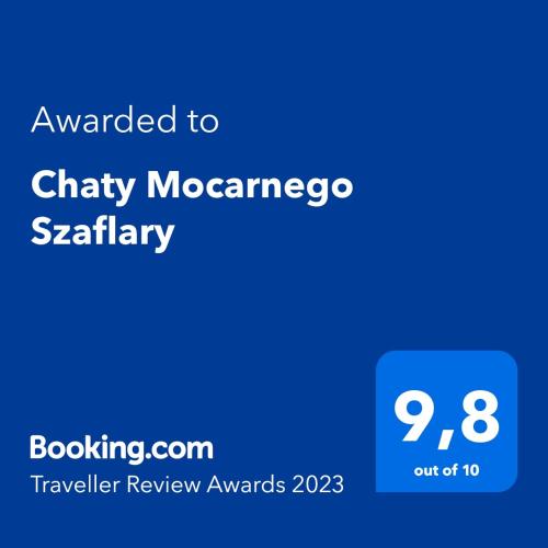 Certifikát, hodnocení, plakát nebo jiný dokument vystavený v ubytování Chaty Mocarnego Szaflary