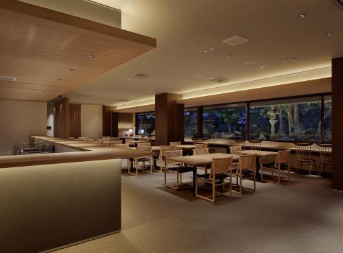 Restaurace v ubytování Yoshiike Ryokan