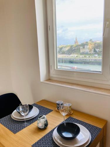 La Belle Vue Appartement 2 personnes Vue port