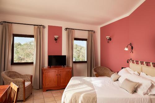 Postel nebo postele na pokoji v ubytování Hotel Montecallini - Adult Only 14