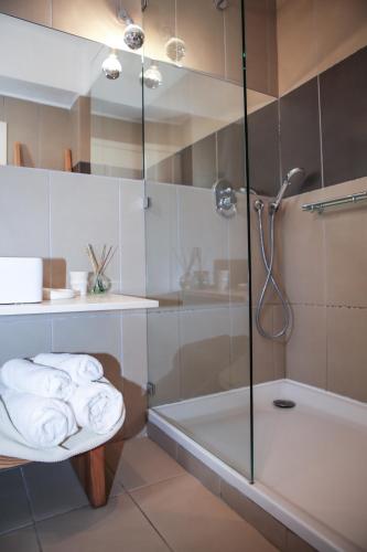 Koupelna v ubytování Pylaia Boutique Hotel & Spa