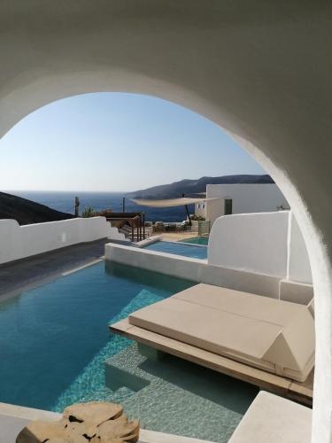 Bazén v ubytování Pylaia Boutique Hotel & Spa nebo v jeho okolí