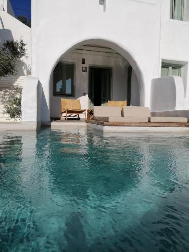 Bazén v ubytování Pylaia Boutique Hotel & Spa nebo v jeho okolí