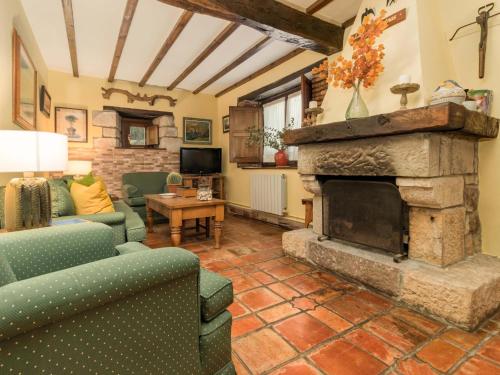 Ruang duduk di Espectacular casa con encanto