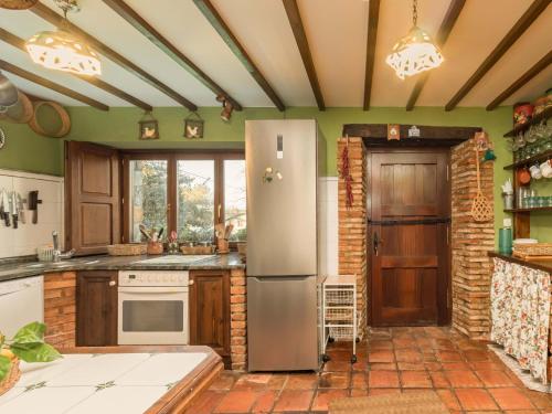 Dapur atau dapur kecil di Espectacular casa con encanto