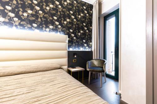 Hotel Dei Naniにあるベッド