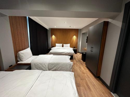 Postel nebo postele na pokoji v ubytování Bademi Room