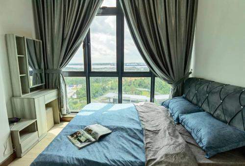 Postel nebo postele na pokoji v ubytování A1205 Green Haven 2BR8Pax netflix 100mbps By STAY