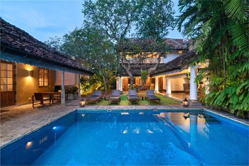 an image of a swimming pool at a villa at Taru Villas Rampart Street - Galle Fort in Galle