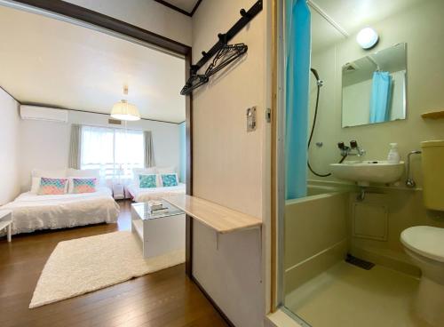 Ванная комната в Flat piece chair house - Vacation STAY 27242v