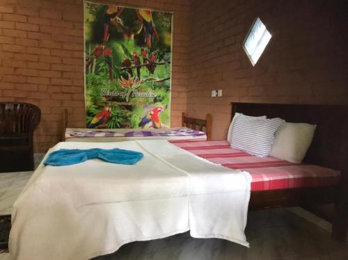 Postel nebo postele na pokoji v ubytování Discovery resort