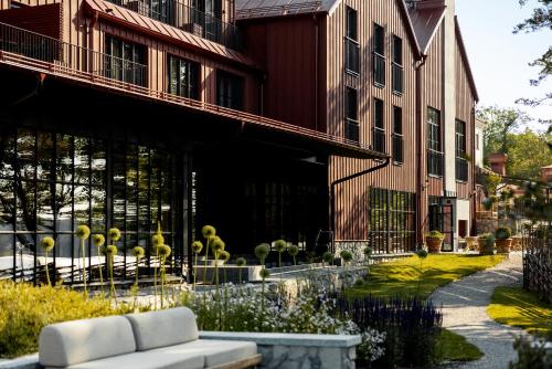 Smådalarö Gård Hotell & Spaにある庭