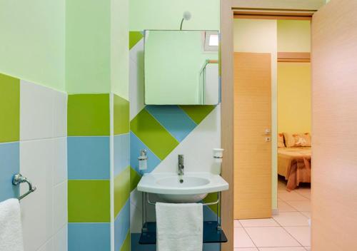A bathroom at Villa Verdemare San Lorenzo