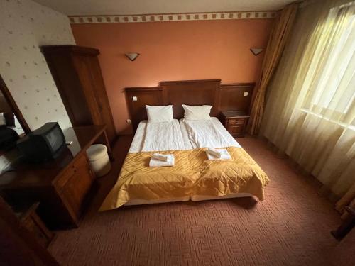Katil atau katil-katil dalam bilik di HOTEL BOLYARI