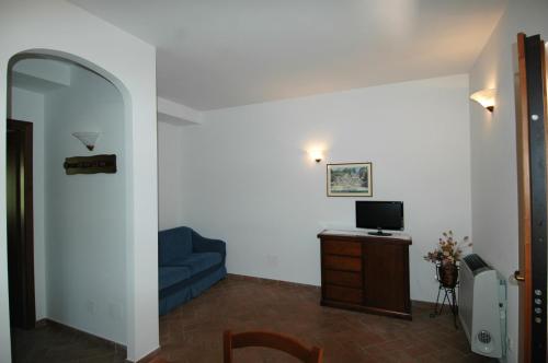 TV a/nebo společenská místnost v ubytování Agriturismo San Vincenzo