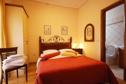 Valentini Guesthouseにあるベッド
