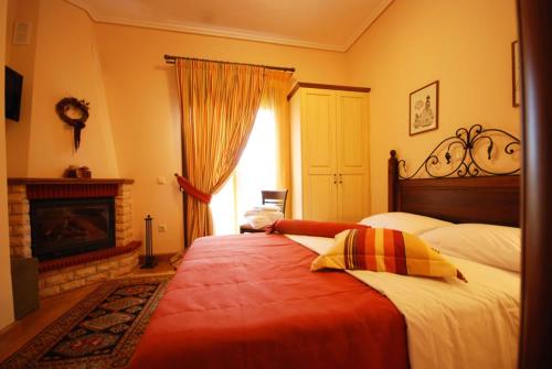 Valentini Guesthouseにあるベッド