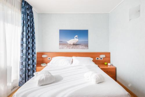 Katil atau katil-katil dalam bilik di Hotel Gabry