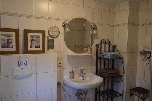 Ένα μπάνιο στο Ferienhaus Stana