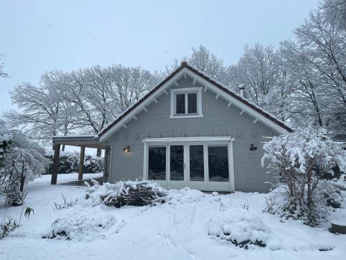 Το KempenLodge, luxe boshuis voor 8 pers, in Brabantse natuur τον χειμώνα