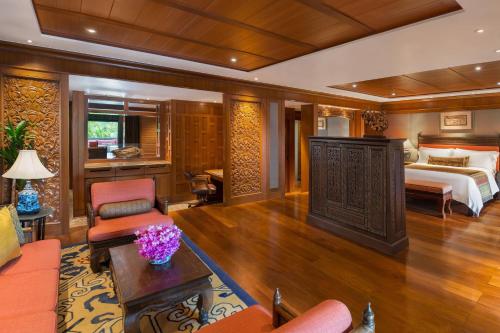 En eller flere senge i et værelse på Sheraton Grande Sukhumvit, a Luxury Collection Hotel, Bangkok