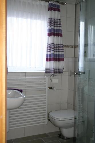 Koupelna v ubytování Ferienwohnung Angela