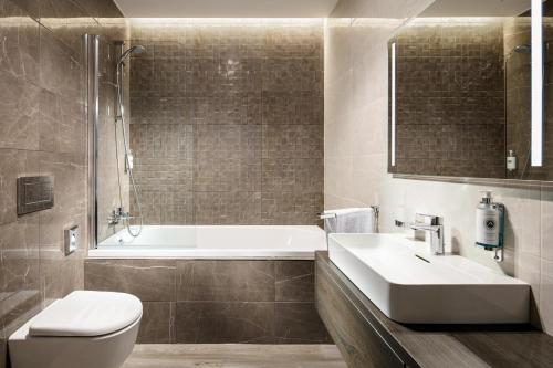 Koupelna v ubytování Mamaison Residence Sulekova Bratislava
