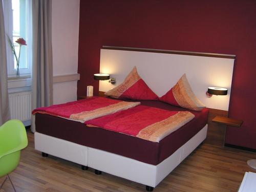 Ένα ή περισσότερα κρεβάτια σε δωμάτιο στο Auerbachs Keller