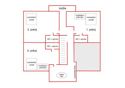 um diagrama de bloco de um sistema em V přírodě na okraji Frenštátu pod Radhoštěm em Frenštát pod Radhoštěm