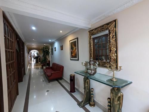 Un lugar para sentarse en Hotel La Sabana