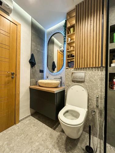 Koupelna v ubytování Apartment Radovic