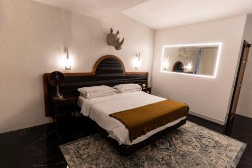 Grand hotel irpinia & Family SPAにあるベッド