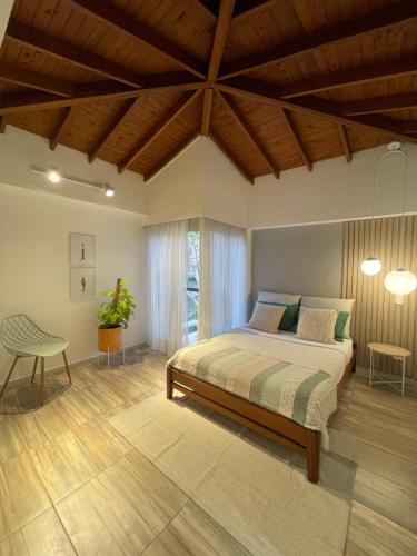 Ein Bett oder Betten in einem Zimmer der Unterkunft Apartamento Duplex en El Poblado