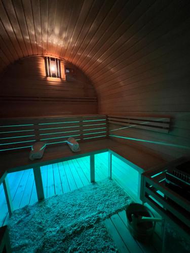 an overhead view of a swimming pool in a room at Willa pod Czantorią SPA Ustroń in Ustroń