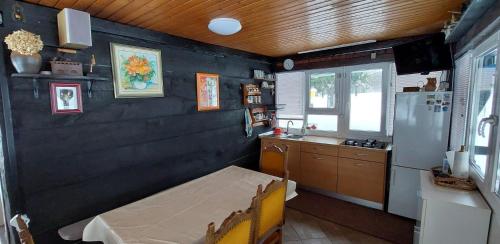 Nhà bếp/bếp nhỏ tại Family friendly house with a parking space Zdihovo, Gorski kotar - 20491