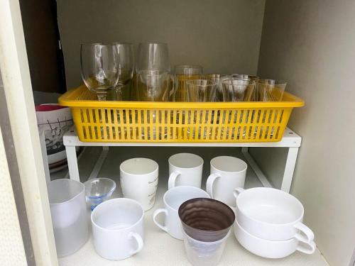 Παροχές για τσάι/καφέ στο Bonfire Hostel Osaka