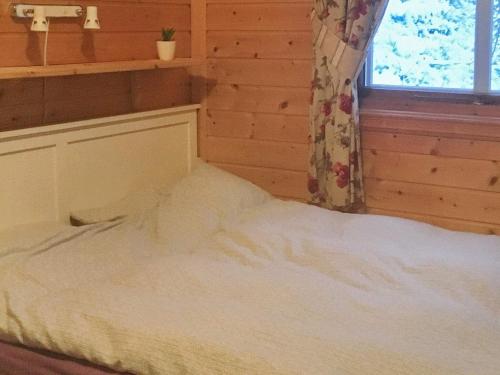 Postel nebo postele na pokoji v ubytování Holiday home Naustbukta