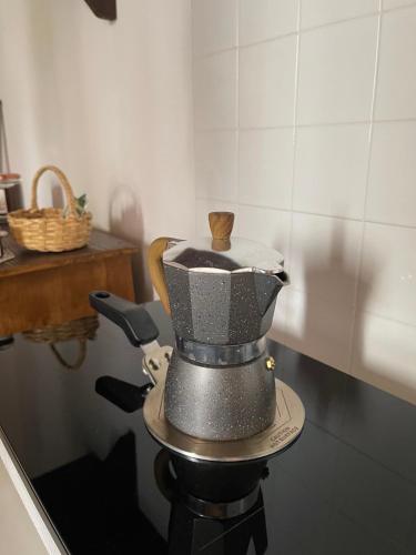 a blender sitting on a counter in a kitchen at La Magara in Civita