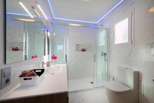 Ванная комната в Villa Armonía