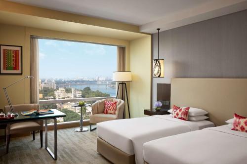 Cama o camas de una habitación en Hyatt Regency Ahmedabad
